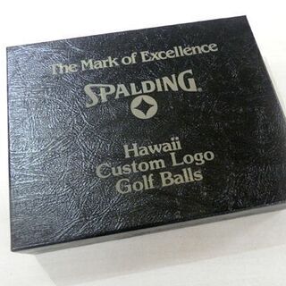 SPALDING ハワイカスタムロゴ ゴルフボール12個セット ☆ PayPay(ペイペイ)決済可能 ☆ 札幌市 白石区 東札幌 アウトレットモノハウス白石店の画像