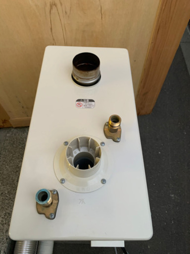 163☆ 長府　石油給湯機　2018年製　ボイラー　給湯設備　中古品