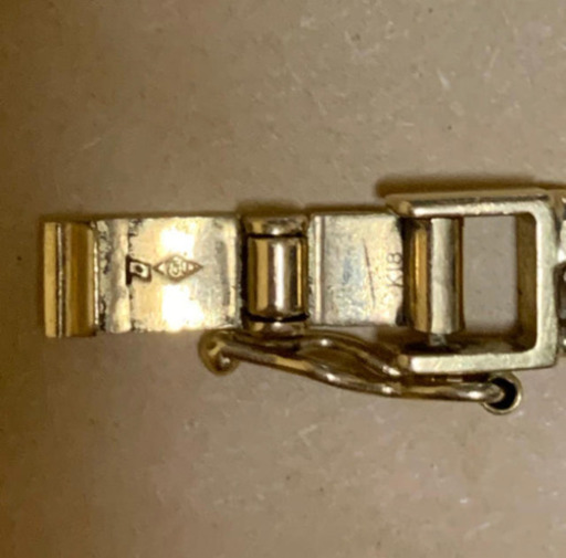 喜平 18金 ブレスレット 19.9g K18 6面W