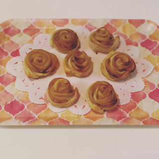 薔薇のアップルパイ🌹作りましょう〜