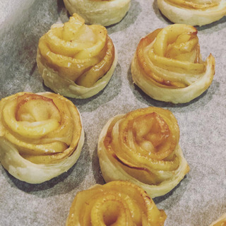 薔薇のアップルパイ🌹作りましょう〜の画像