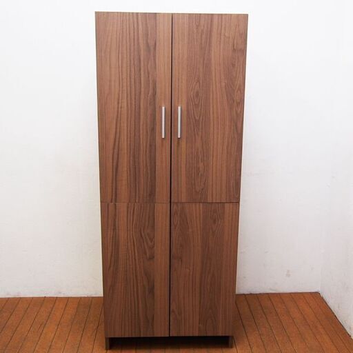 【2020年購入】リファニ(Lefurni) 掃除用具 玄関収納 収納クローゼット 収納家具 下駄箱 ブラウン 幅60 奥行36 高さ150cm (JA155)