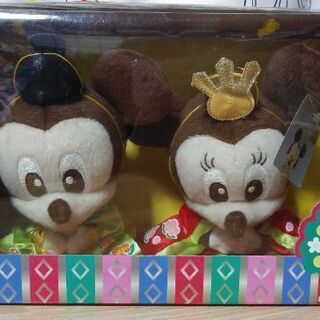 ミッキーとミニーの雛人形風ぬいぐるみ♪