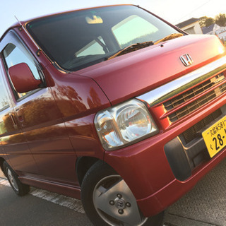 車検丸2年付！バモス！ターボ！タイベル交換済み！120000キロ！キーレス！の画像