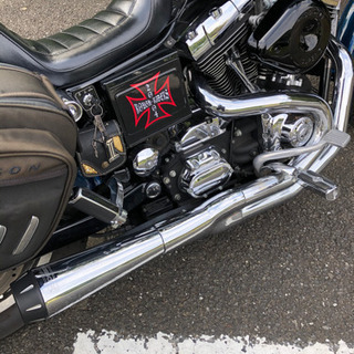 ★2003年式100周年H-Dクラブスタイルダイナローライダーキャブレター仕様！！の画像