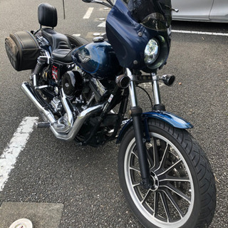 ★2003年式100周年H-Dクラブスタイルダイナローライダーキャブレター仕様！！の画像