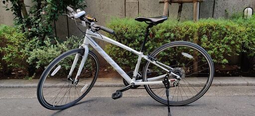 2020/2月購入　クロスバイク　Verza Speed 50　白　適応身長(cm)167～176　中古
