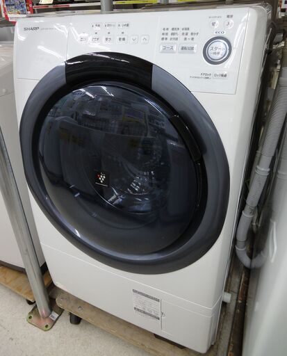 SHARP/シャープ ドラム式洗濯乾燥機 洗濯7kg/乾燥3.5kg ES-S7B-WL 2018年製【ユーズドユーズ名古屋天白店】 J378