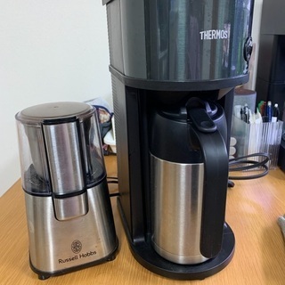 サーモスコーヒーメーカーと電動ミル