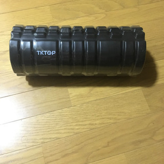 受け渡し者決定　黒フォームローラー 筋膜リリース グリッドフォームローラー トレーニング  収納袋付きの画像