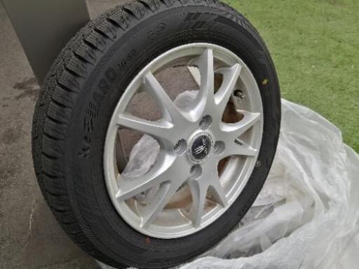 スタッドレスタイヤ　ヨコハマiceGUARD6 IG60 155/65/14 アルミ付4本セット 27,000円