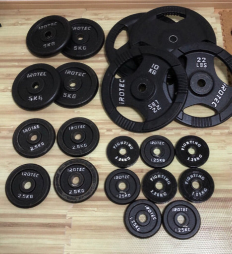 （取引終了）【ジム用品】ホームジムセット一式（ベンチプレス）