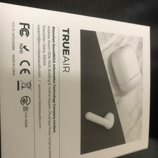 （美品）ワイヤレスイヤホン　SoundPEATS TRUEAIR