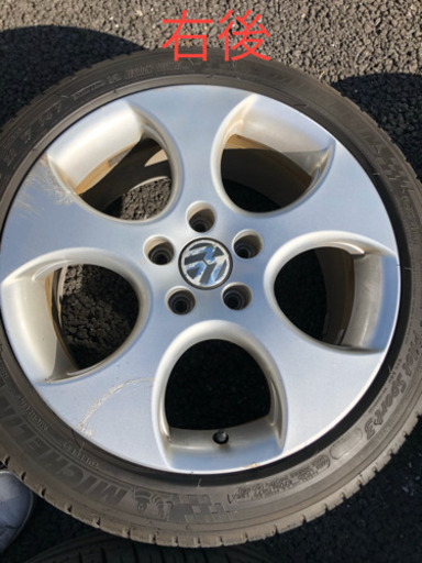 vw golf6 gti純正ホイール&夏タイヤ　4本セット