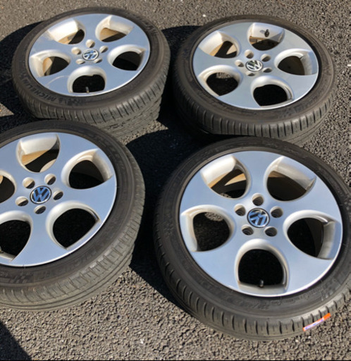 vw golf6 gti純正ホイール&夏タイヤ　4本セット
