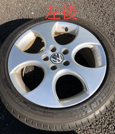 vw golf6 gti純正ホイール&夏タイヤ　4本セット
