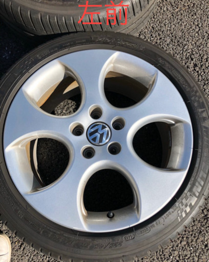 vw golf6 gti純正ホイール&夏タイヤ　4本セット