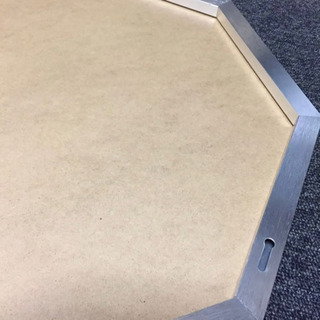 吊鏡 ハンガーミラー 開運ミラー 八角形 [風水鏡] アルミミラー シルバーの画像