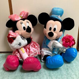 ミッキー・ミニー 祝電 電報 ぬいぐるみ