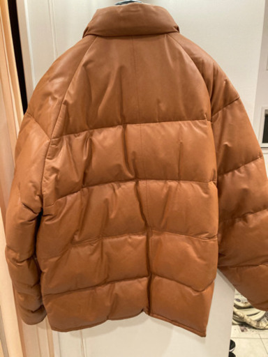 ダウンジャケット　革　レザー　牛革　キムタク　HERO