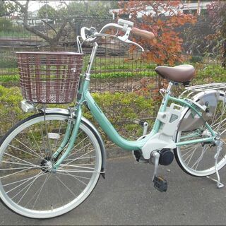 ★★　使用感ない極上美車！【Panasonic　ビビ　ライトＵ】　乗り易い２４インチ！　お届け可能です！　★★ 使用感ない極上美車！【Panasonic ビビ ライトU】 乗り易い24インチ！