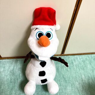 アナと雪の女王　オラフ　サンタ帽　ぬいぐるみ