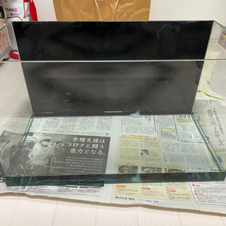 あげます！フレームレス水槽　60cm 補修品