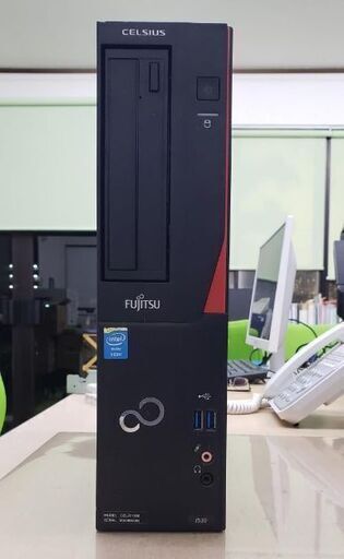 もう1台出ました。＊地元の方に貢献するため価格交渉OKです。富士通 WorkStation / NVIDIA Quadro K600搭載 / RAM16GB / SSD 512GB / office2013出ました！