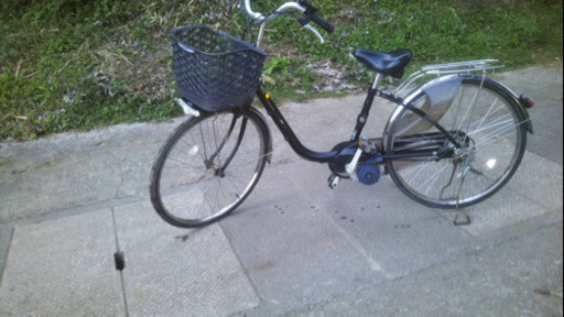 電動アシスト自転車　黒