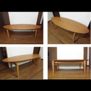 再度値引きしました。飛騨の家具　日進木工製造　センターテーブル値下げしましたの画像