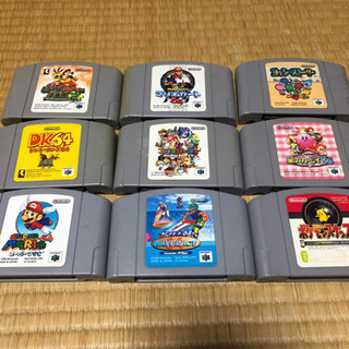 決まりました　Nintendo 64 とゲームソフト16本の画像
