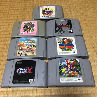 決まりました　Nintendo 64 とゲームソフト16本の画像