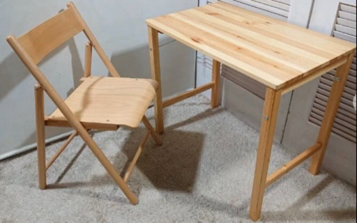 無印良品　美品テーブル、チェアセット