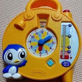 時計の勉強おもちゃ２点の画像