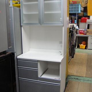 キッチンボード　引き戸　開き戸　レンジボード　食器棚　キッチン収納　家電ボード　食器収納