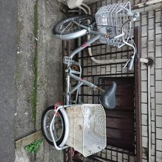 電動ではない三輪自転車