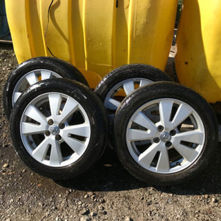 ラクティス 純正アルミ 夏タイヤ ナンカン 4本セット