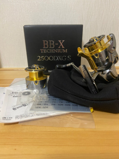 シマノ15テクニウム2500DXG SUT左巻き3000スプール