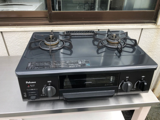 ガステーブル パロマ 都市ガス 2017年製 IC-N36KB-L