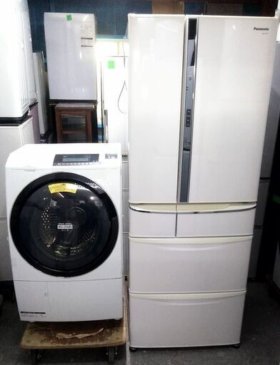 冷蔵庫　6ドア　ドラム式洗濯乾燥機　2点セット