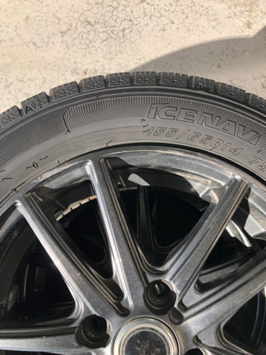 （商談中）アルミ/スタッドレス155/65R14✨