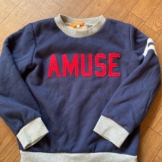 しまむら　ウラモコトレーナー　130センチの画像