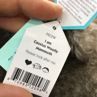 JELLYCAT Cassius Woolly Mammoth ジェリーキャット マンモス ぬいぐるみの画像