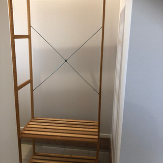 無料！　ウッドラック　ワードローブ