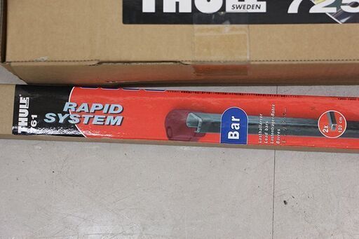 THULE ルーフキャリア セット750 スーリー Foot Pack KIT1352 スクウェアバー 761 ケプニカイザー 725 鍵付 スノーキャリア(A360nxY)