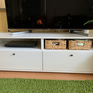 決まりました。IKEAテレビボード　カントリー　白　おしゃれ