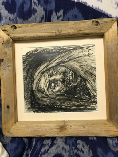 松田一のデッサン！絵「路上に生きる」画集に掲載された