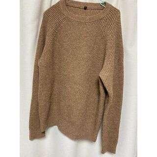 【メンズL】茶色　無印　ニット MUJI (無印良品）