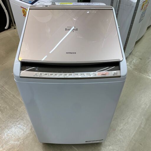 HITACHI 9.0kg洗濯機 2019年製 型番BW-DV90C ホース付 糸島福岡唐津 1105-02