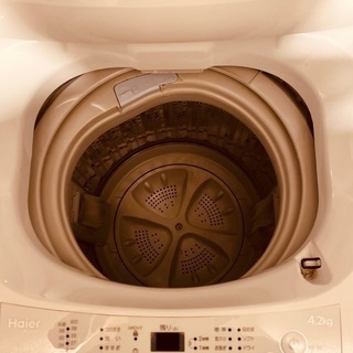【期限11月8日まで！】 Haier JW-K42H 洗濯機 定価2万5千円 ハイヤーの画像